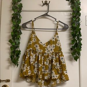 Floral tank top